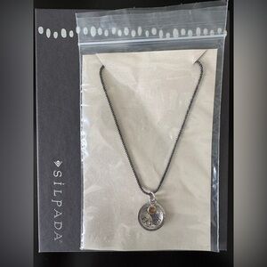 Silpada Silver Faith Pendant Necklace N1943